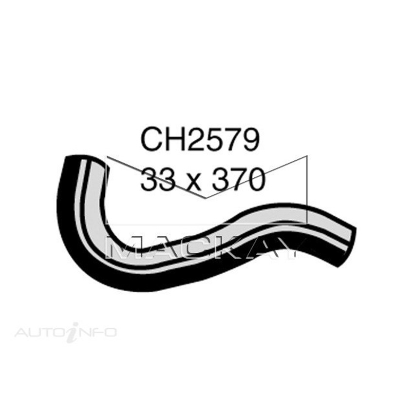 Mackay Radiator Upper Hose For Ford Courier PD 2.5L Diesel Manual & Auto CH2579