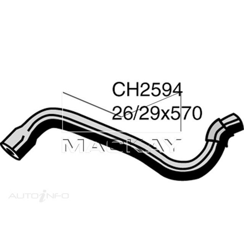 Mackay CH2594 Radiator Lower Hose For Toyota Corolla EE100R 1.3L I4 Ptl Man&Auto