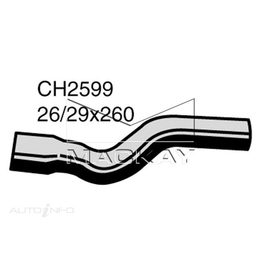 Mackay CH2599 Radiator Upper Hose For Toyota Corolla Ee100R 1.3L I4 Ptl Man&Auto