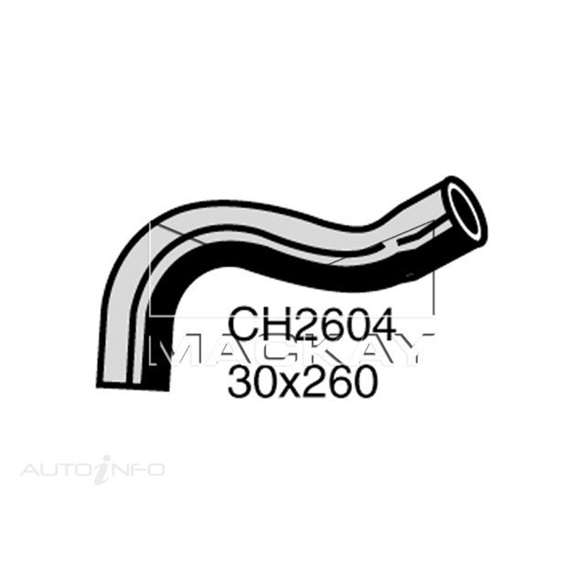 Mackay CH2604 Radiator Lower Hose For Subaru Leone . 1.8L F4 Ptl Manual & Auto