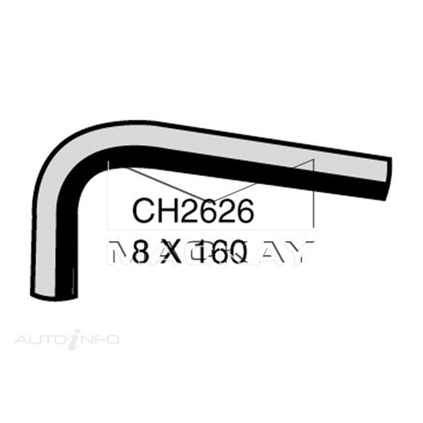 Mackay Engine By Pass Hose For Mazda E2000 . 2.0L Petrol Manual / Auto  CH2626