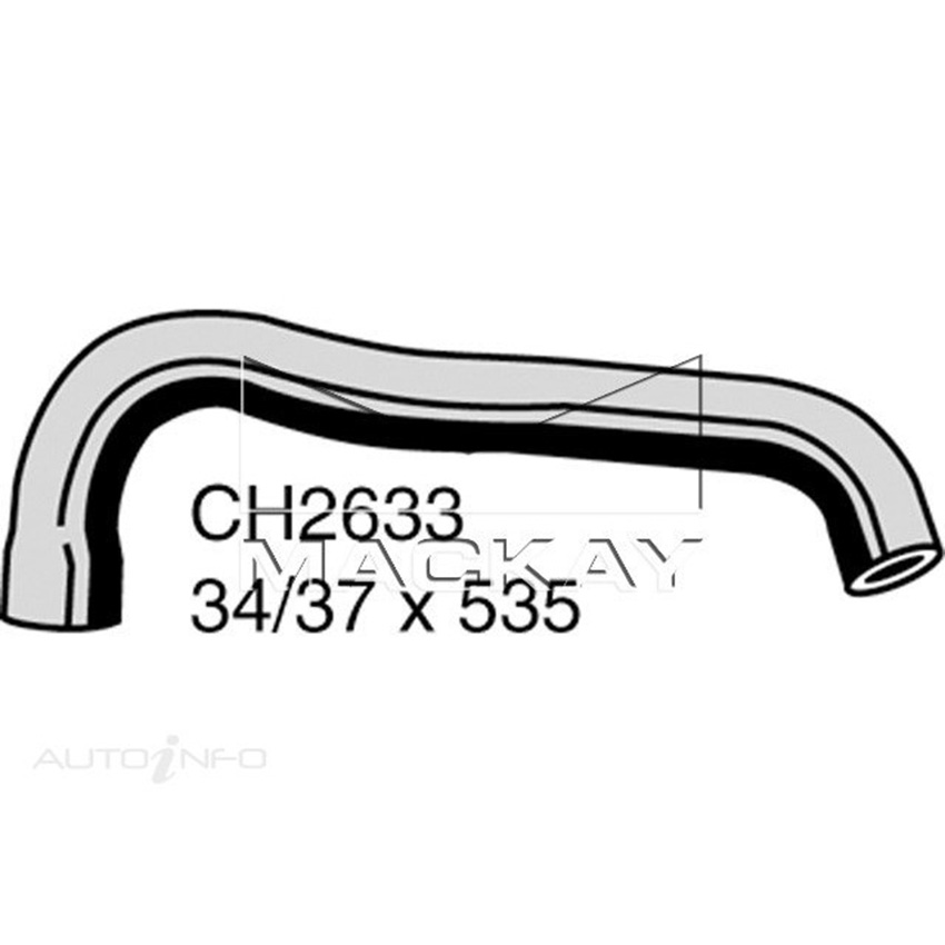 Mackay CH2633 Radiator Lower Hose For Nissan Urvan E24 2.7L I4 Diesel Man&Auto