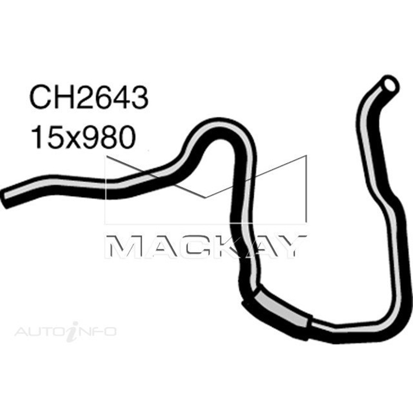 Mackay Heater Hose For Nissan Urvan E24 2.7L Diesel Manual & Auto  CH2643