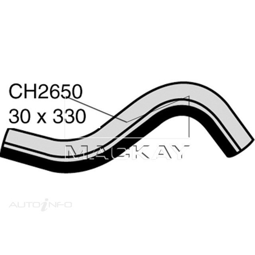Mackay Radiator Upper Hose For Mazda MX5 NA 1.6L Petrol Manual/Auto CH2650