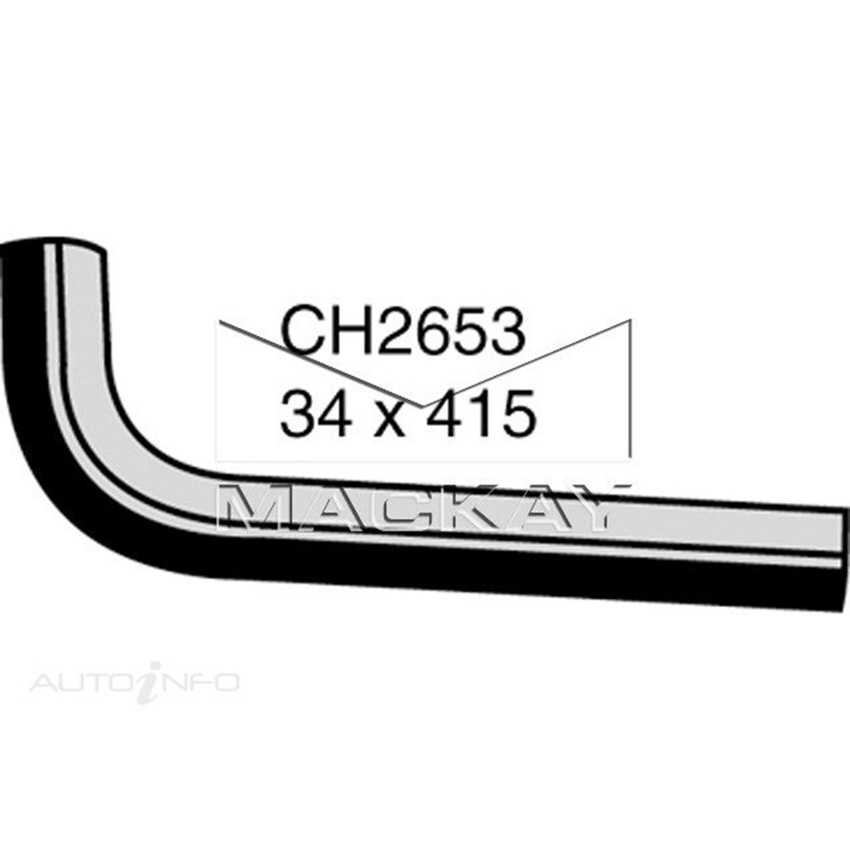 CH2653 Radiator Lower Hose For Mitsubishi Pajero NJ NK NL 2.8L I4 IC Turbo Diese