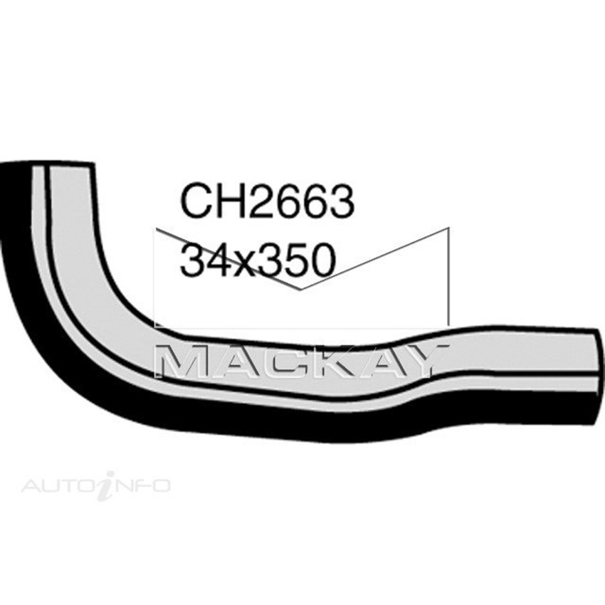 Mackay Radiator Upper Hose For Mitsubishi Pajero NJ NK 2.8L I4 Dslan&Auto