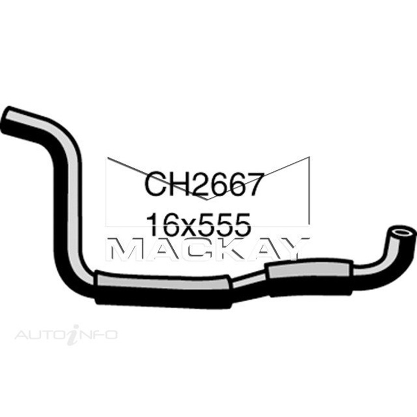 Mackay Heater Hose For Toyota Corolla AE112R 1.8L Petrol Manual & Auto  CH2667