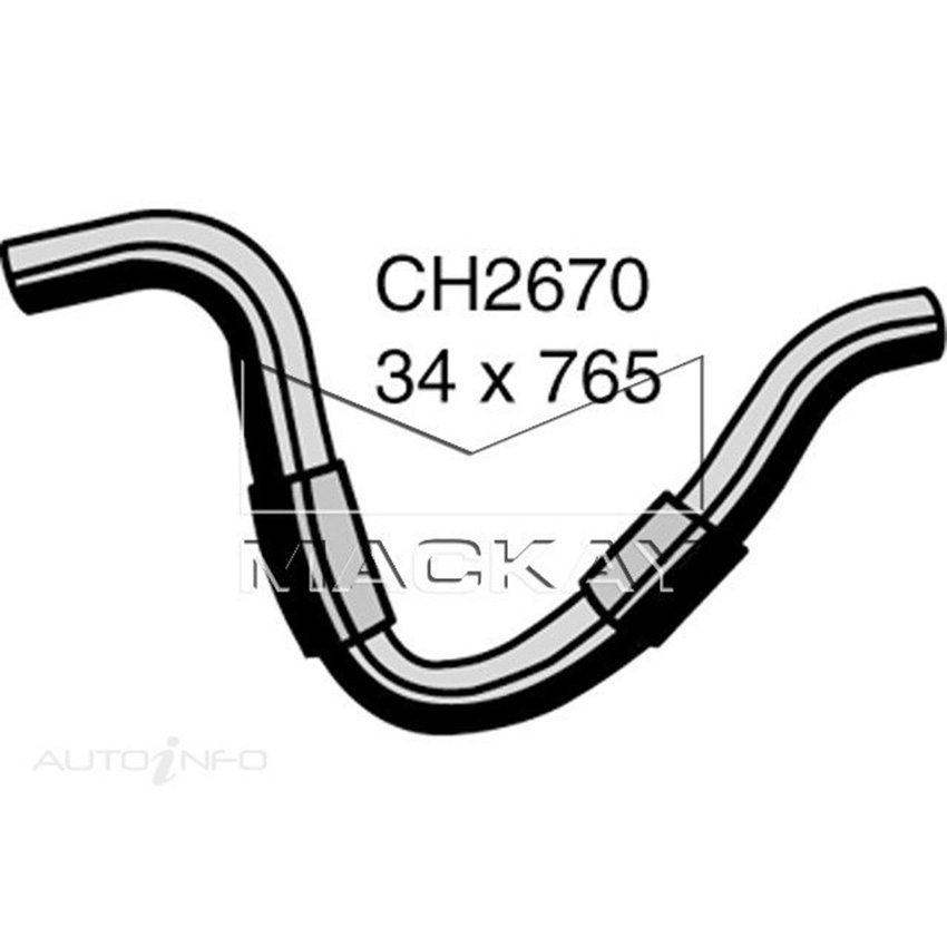 Mackay Radiator Lower Hose For Mitsubishi Magna TE 2.4L Petrol Man & Auto