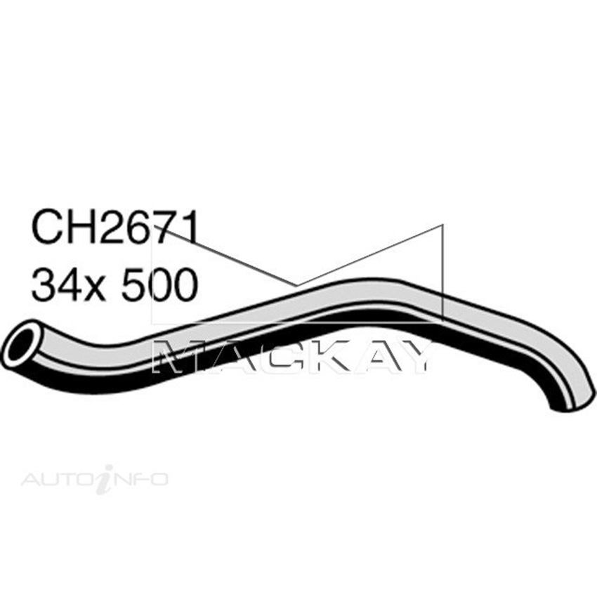Mackay CH2671 Radiator Upper Hose For Mitsubishi Magna TE 2.4L I4 Ptl Man&Auto