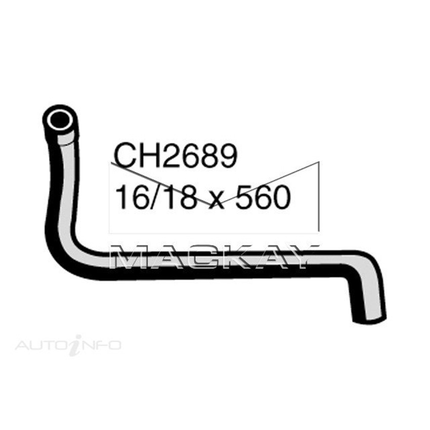 CH2689 Heater Hose for Toyota Hilux RZN149R 2.7L I4 Petrol Manual & Auto Mackay