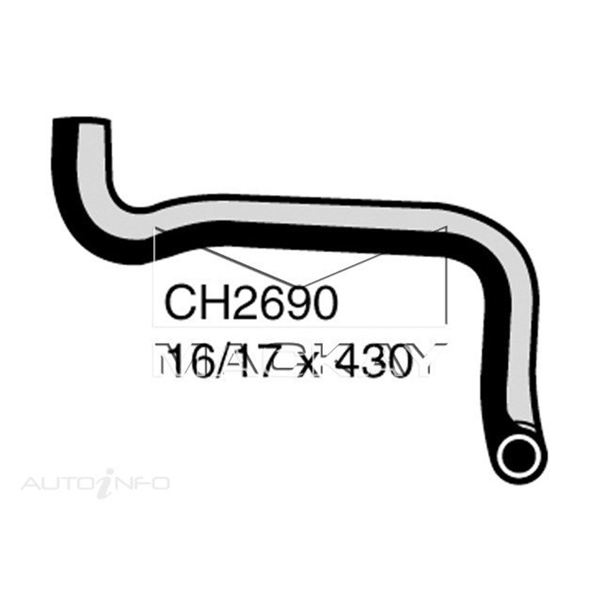 Heater Hose For Toyota Hilux LN167R 3.0L Diesel Manual & Auto Mackay