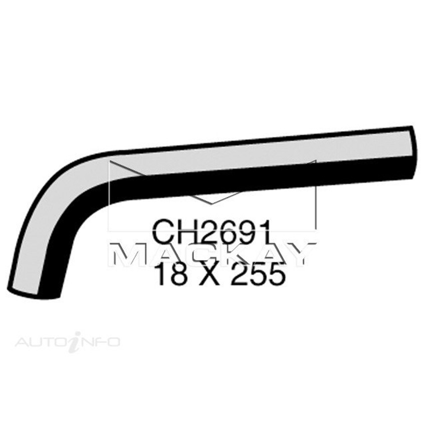 CH2691 Heater Hose for Toyota Hilux LN167R 3.0L I4 Diesel Manual & Auto Mackay