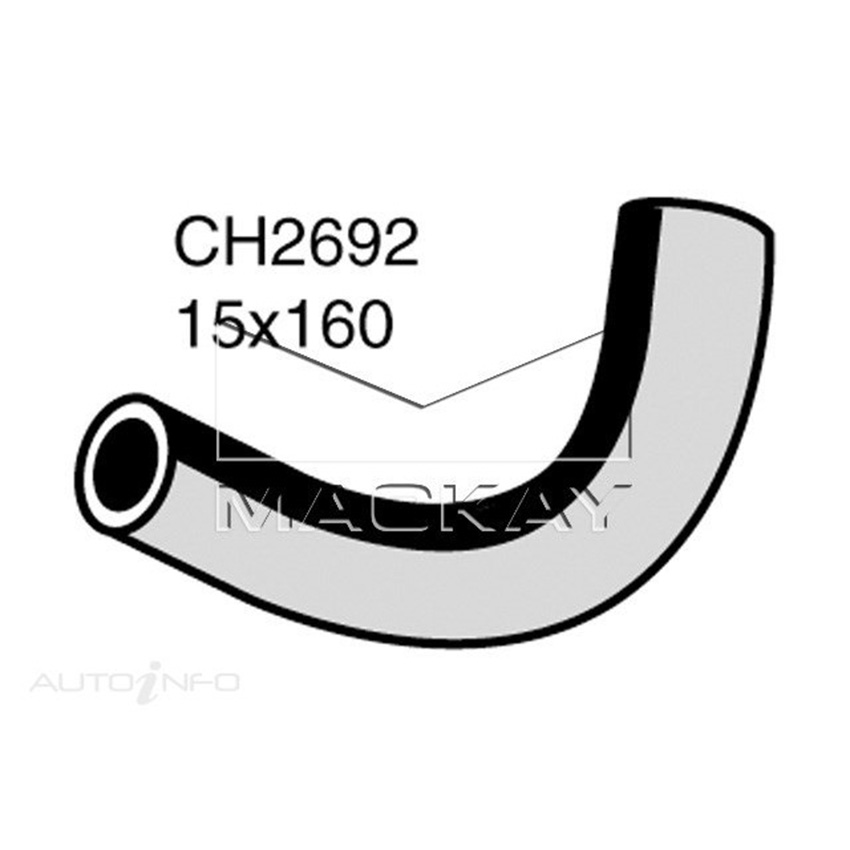 Mackay Heater Hose For Toyota Hilux RZN149R 2.7L Petrol Manual & Auto  CH2692