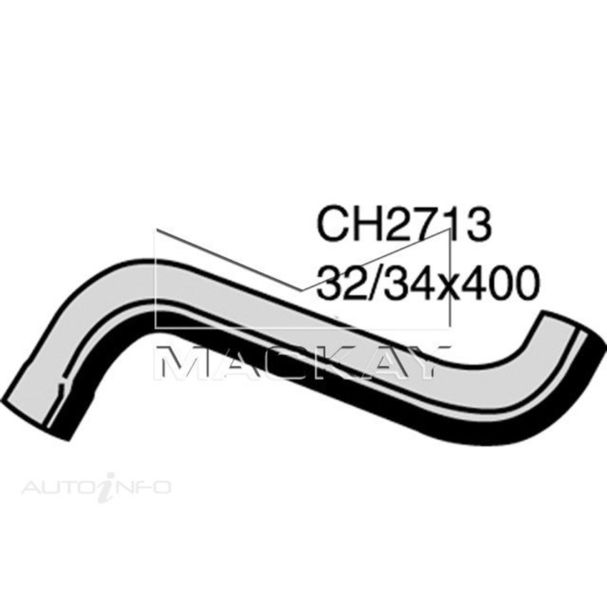 Mackay CH2713 Radiator Upper Hose For Ssangyong Musso 2.9L I5 Turbo Dsl Man&Auto
