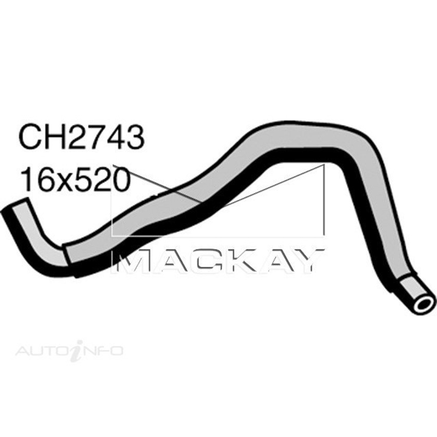 Mackay Heater Hose For Nissan Patrol GU 4.5L Petrol Manual & Auto  CH2743