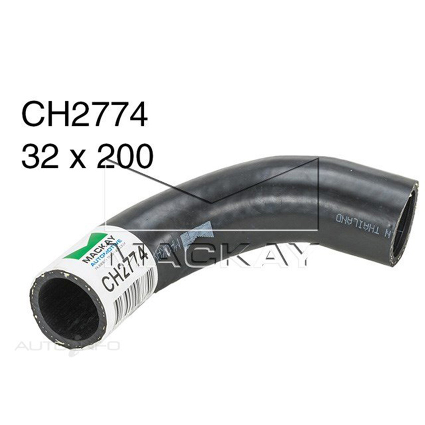 Mackay CH2774 Radiator Lower Hose For Toyota Hilux RZN149R 2.7L I4 Ptl Man&Auto