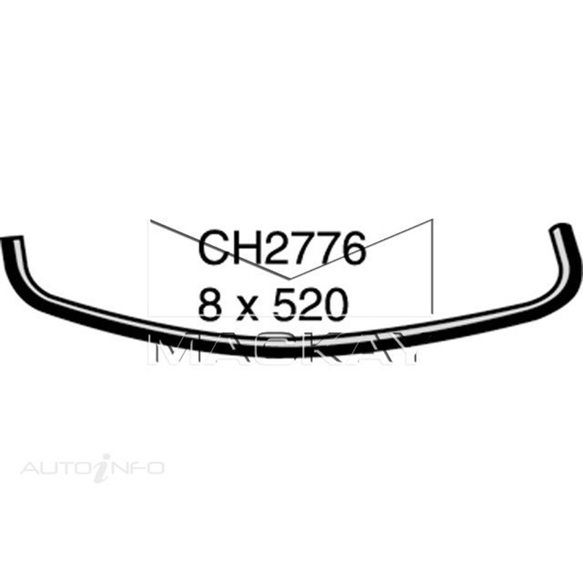 Mackay Engine By Pass Hose For Mitsubishi Magna TS 2.6L Petrol Manual / Auto
