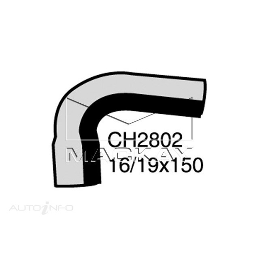 Mackay Heater Hose For Holden Frontera MX 2.2L Petrol Manual / Auto  CH2802