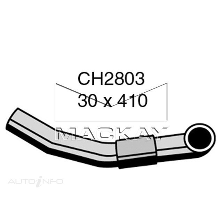 Mackay CH2803 Radiator Upper Hose For Toyota Echo NCP10R 1.3L I4 Ptl Man&Auto