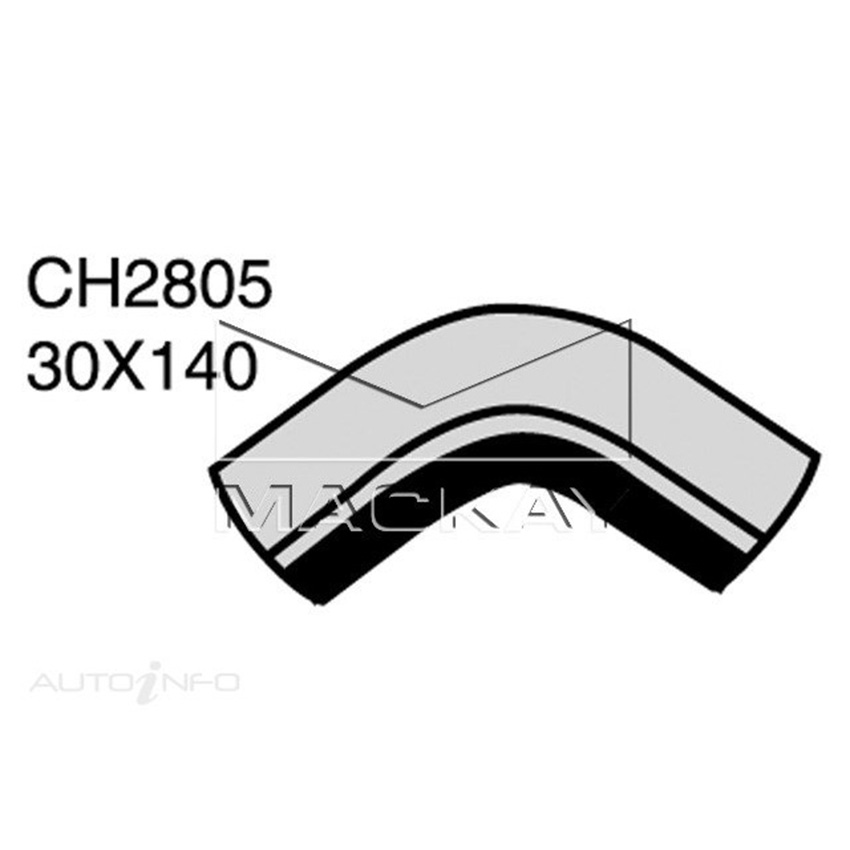 Mackay CH2805 Radiator Upper Hose For Toyota Echo NCP10R 1.3L I4 Ptl Man&Auto