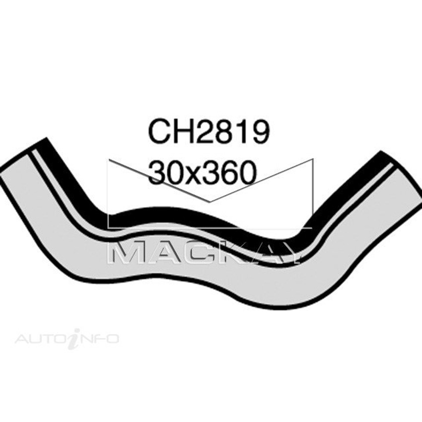 Mackay Radiator Upper Hose For Holden Jackaroo L1 2.8L Turbo Dieselanual CH2819