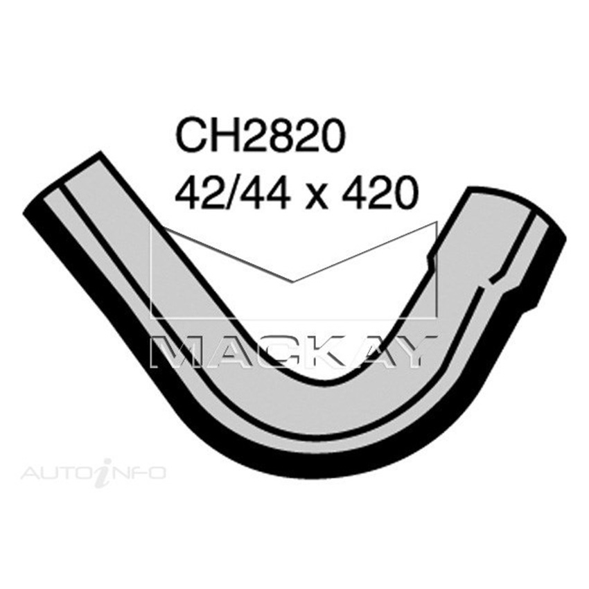 Mackay CH2820 Radiator Lower Hose For Mazda T3000 . 3.0L I4 Diesel Manual/Auto