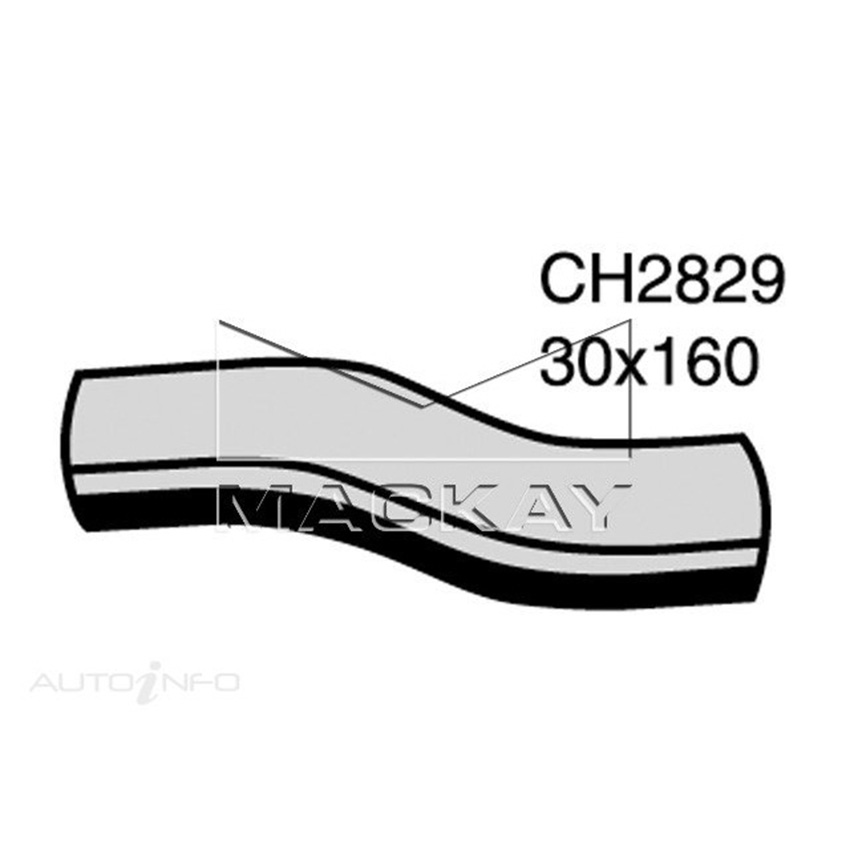 Mackay CH2829 Radiator Lower Hose For Toyota MR2 SW20R 2.0L I4 Ptl Manual & Auto