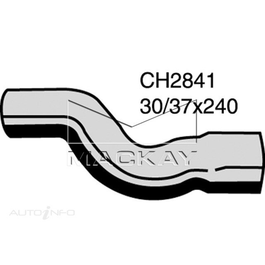Mackay Radiator Lower Hose For Holden Jackaroo L1 2.8L Turbo Dieselanual CH2841