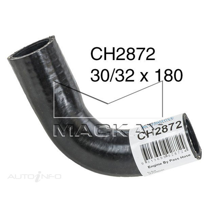 Mackay Engine By Pass Hose For Hyundai Lantra J2 J3 1.8L Petrol Manual / Auto