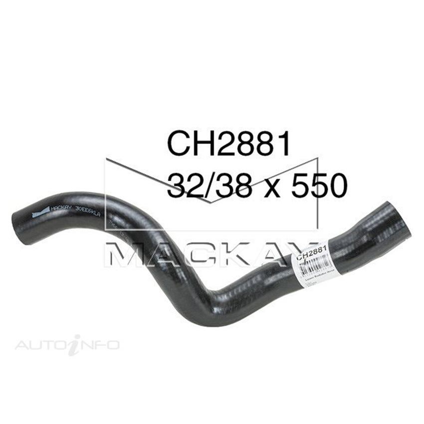 Mackay CH2881 Radiator Lower Hose For Holden Astra TS 1.8L I4 Petrol Manual/Auto
