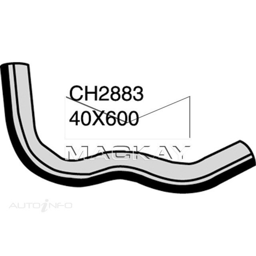 Mackay Radiator Lower Hose For Mazda T3500 3.5L Diesel Manual/Auto
