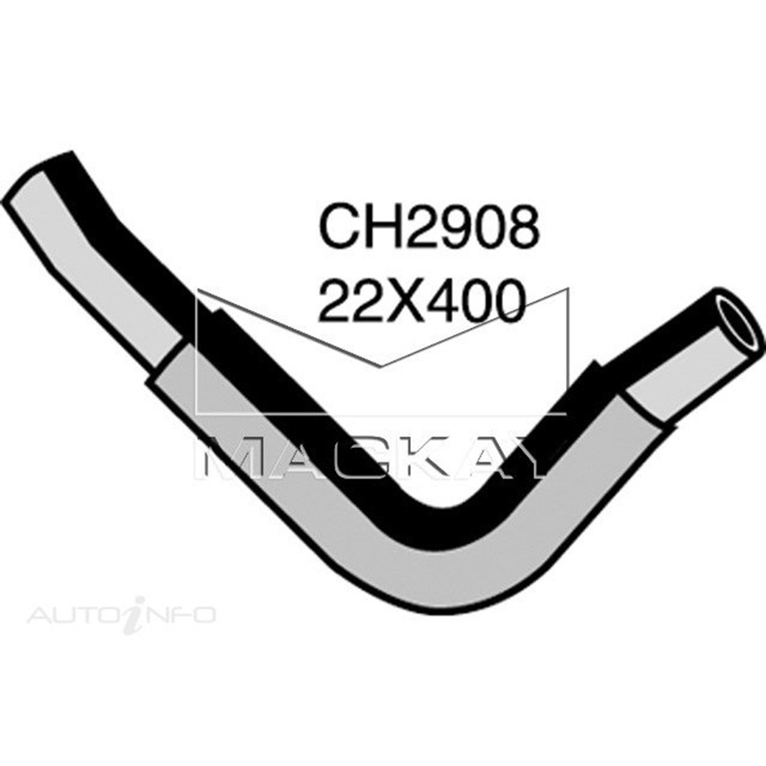 Mackay Radiator Upper Hose For Nissan Urvan E24 2.4L I4 Ptl Manual & Auto
