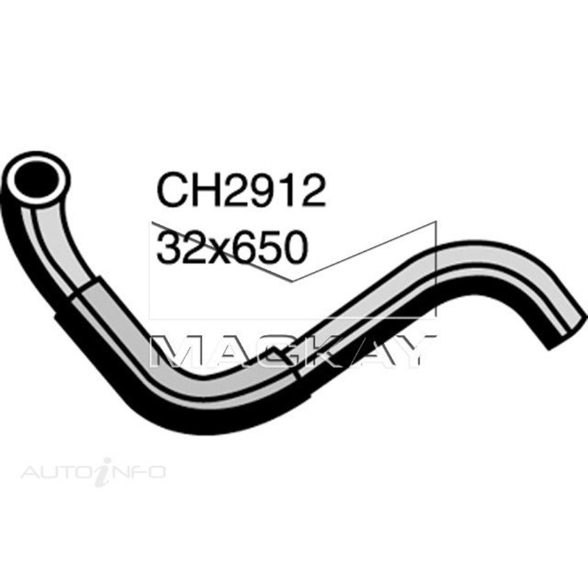 Mackay CH2912 Radiator Lower Hose For Nissan Urvan E24 2.4L I4 Ptl Manual & Auto