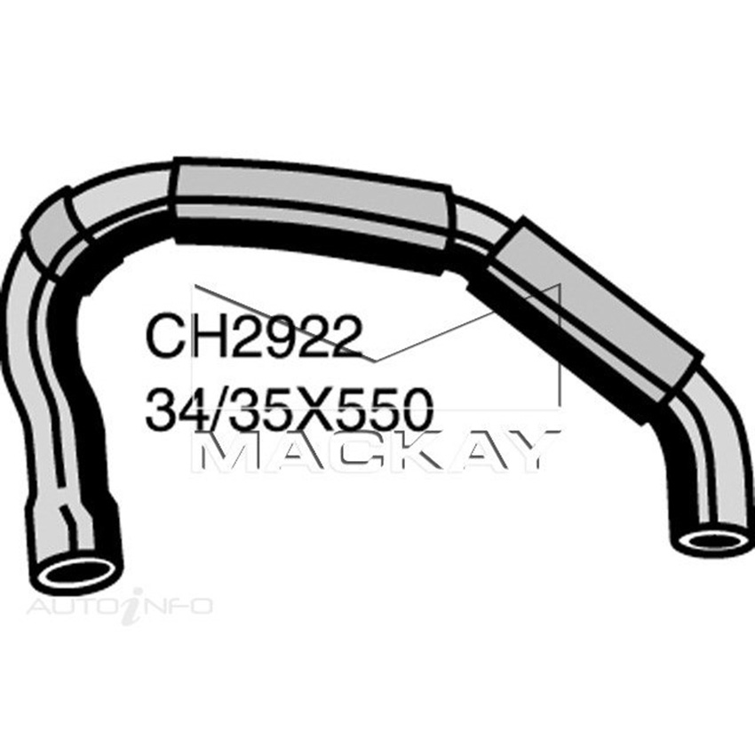 Mackay CH2922 Radiator Lower Hose For Daihatsu Rocky . 2.8L I4 Diesel Man&Auto