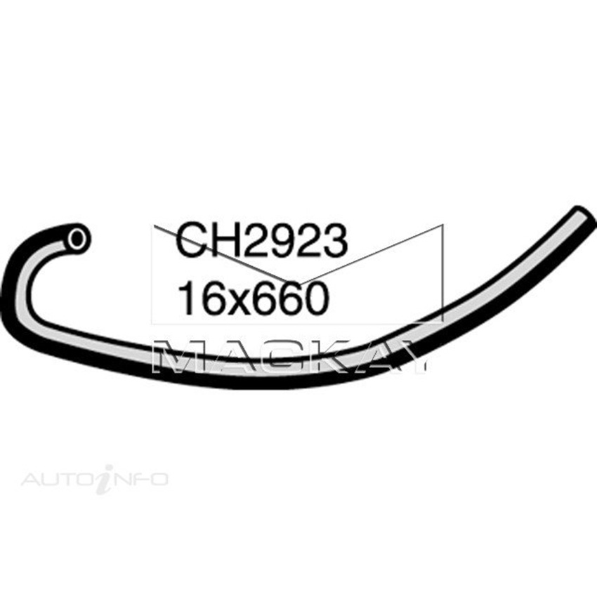 CH2923 Heater Hose for Daihatsu Rocky . 2.8L I4 Diesel Manual / Auto Mackay
