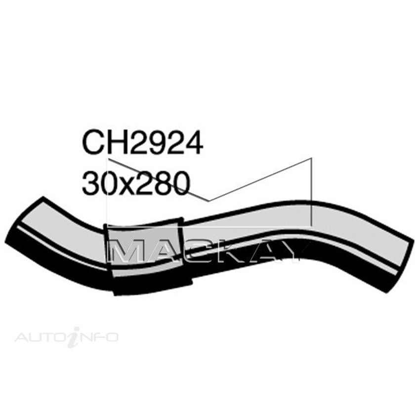 Mackay Radiator Upper Hose For Daihatsu Feroza . 1.6L Petrol Manual/Auto CH2924