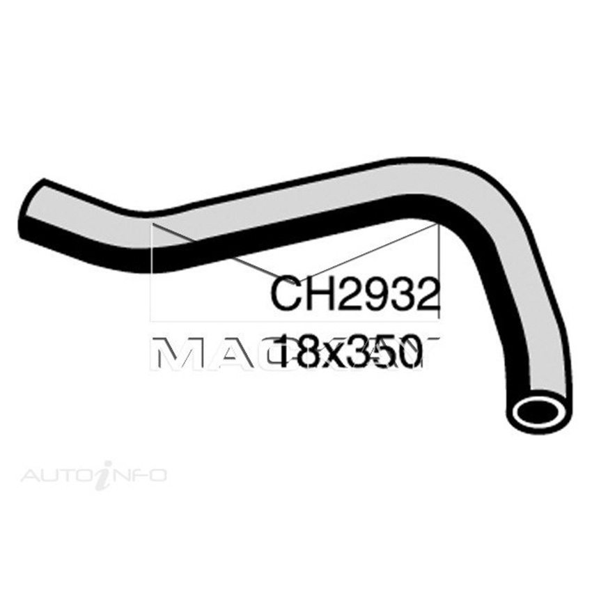 Mackay Bypass Hose For Land Rover Range Rover VA 4 & 4.6 Litre V8  CH2932