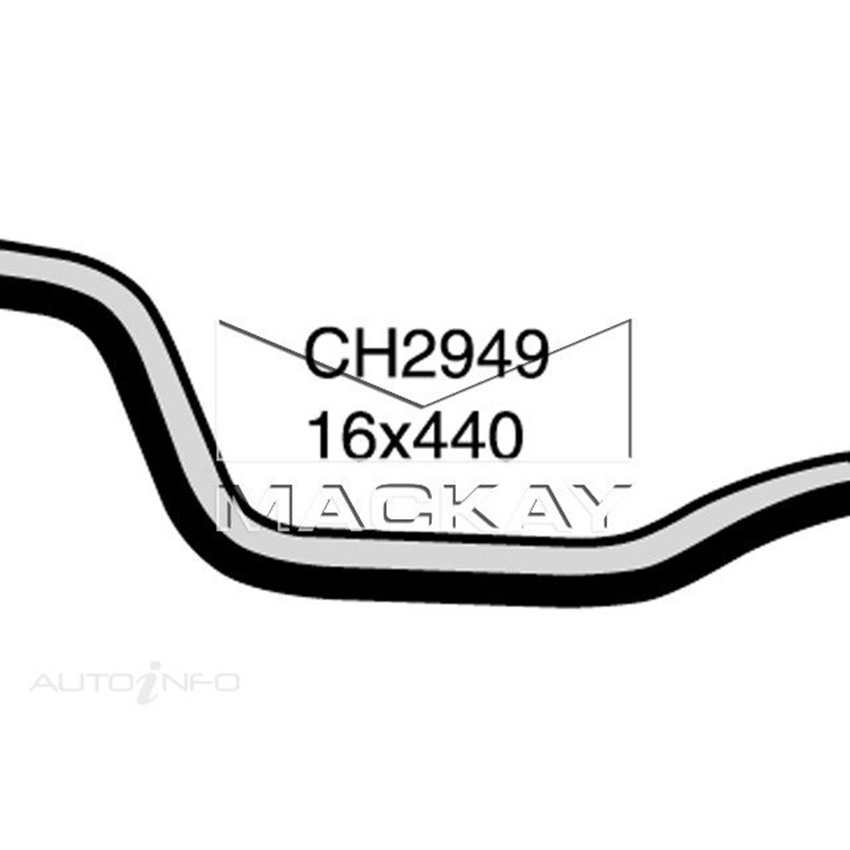 CH2949 Heater Hose For Ford Laser KN KQ 1.6L I4 Petrol Manual & Auto Mackay
