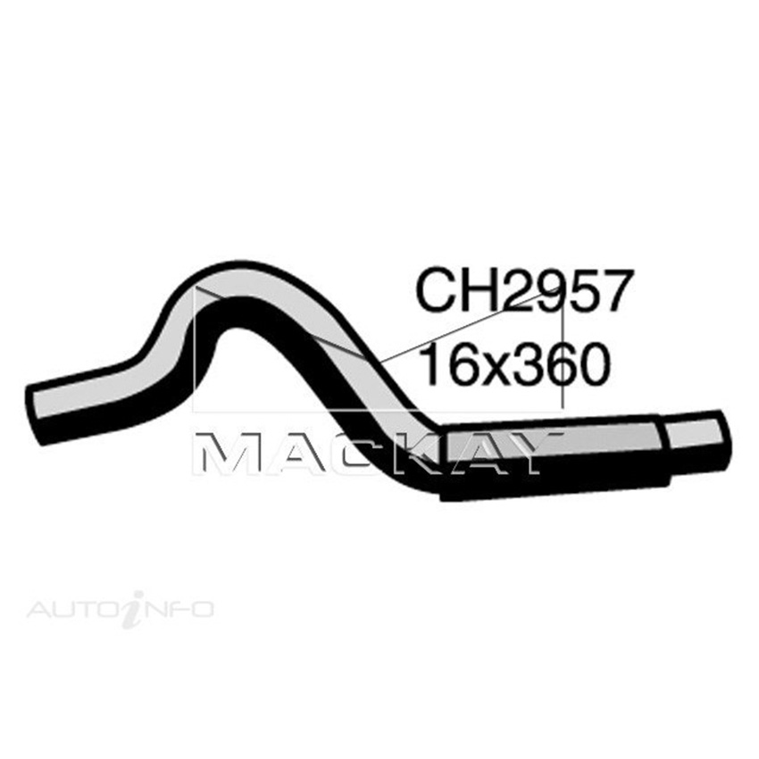 CH2957 Heater Hose For Ford Laser KN KQ 1.6L I4 Petrol Manual & Auto Mackay