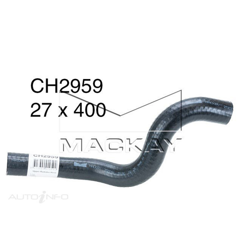 Mackay Radiator Upper Hose For Ford Laser KN KQ 1.6L Petrol Manual & Auto