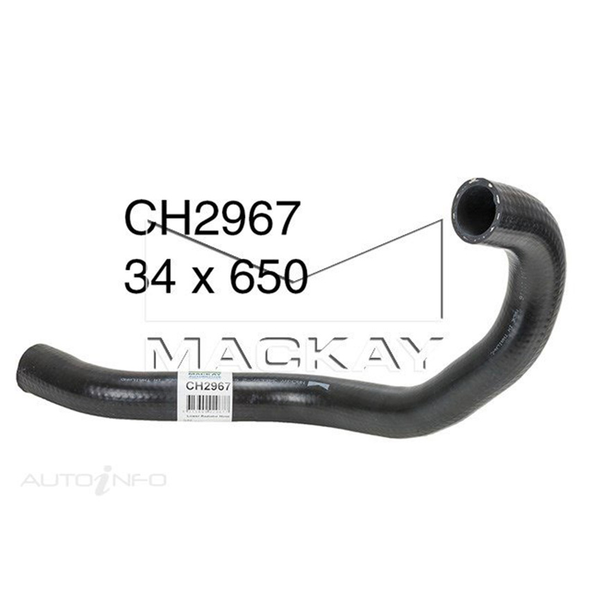 Mackay CH2967 Radiator Lower Hose For Mitsubishi Express SJ 2.4L I4 Ptl Man&Auto