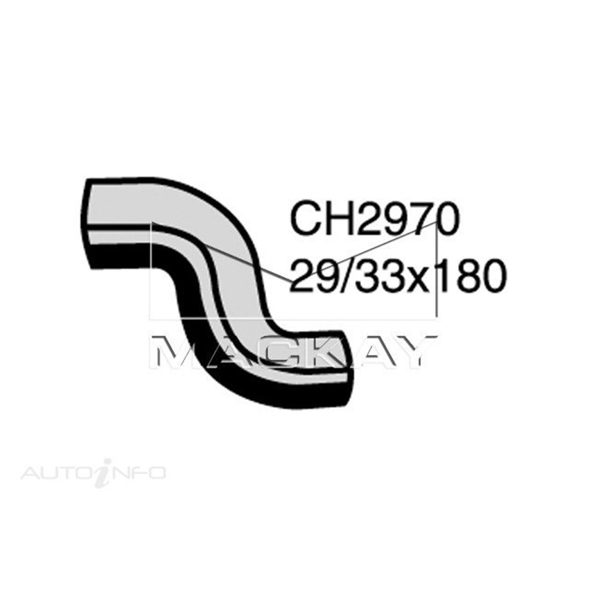 Mackay Radiator Lower Hose For Holden Barina TK 1.6L Petrol Manual/Auto CH2970