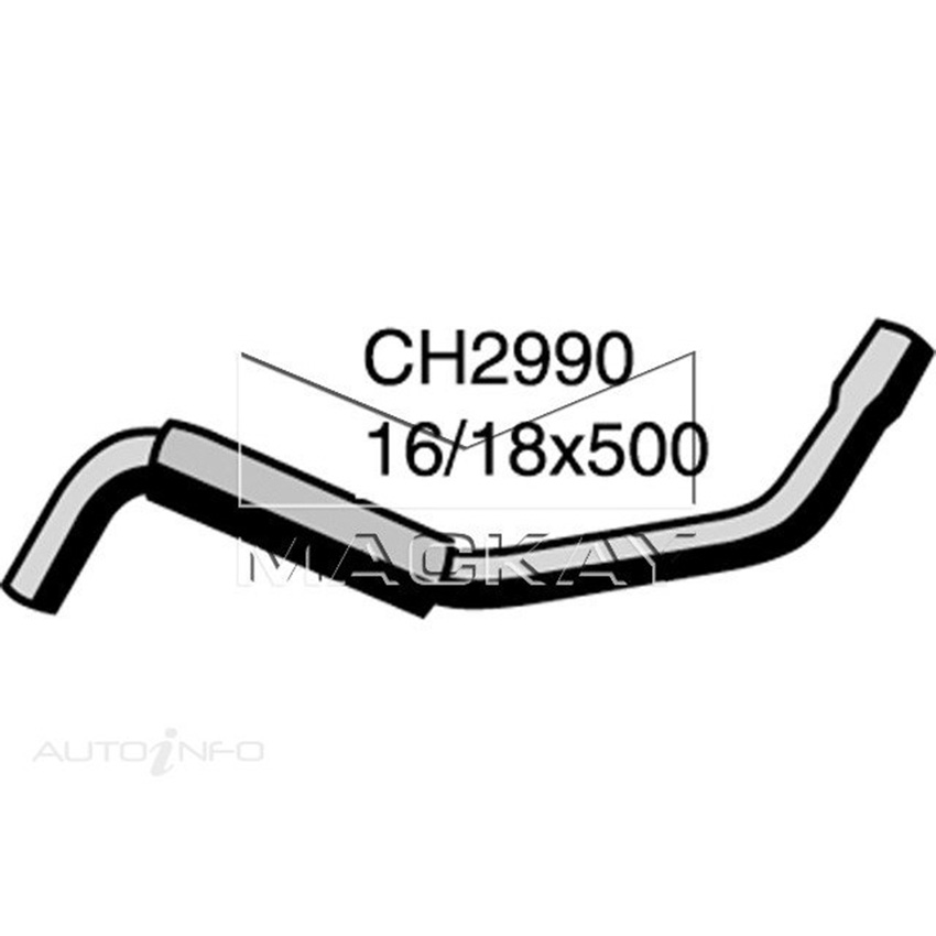 Mackay Heater Hose For Hyundai ELantra XD 2.0L Petrol Manual / Auto  CH2990
