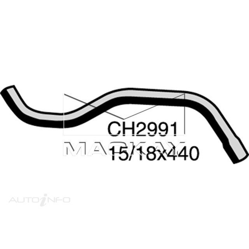 Mackay Heater Hose For Hyundai ELantra XD 2.0L Petrol Manual / Auto  CH2991