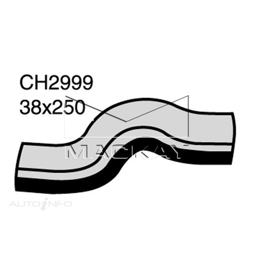 Mackay Radiator Lower Hose For Holden Jackaroo U8 3.0L Turbo Dieselanual CH2999