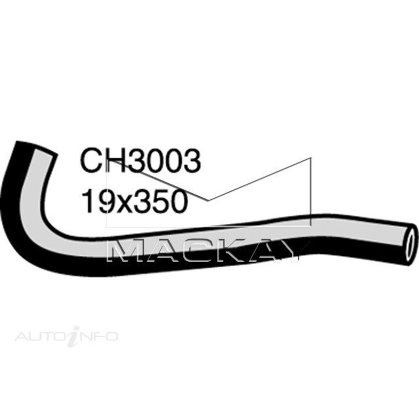 Mackay Engine By Pass Hose For Daewoo Nubira J100 J150 2.0L Petrol Manual / Auto