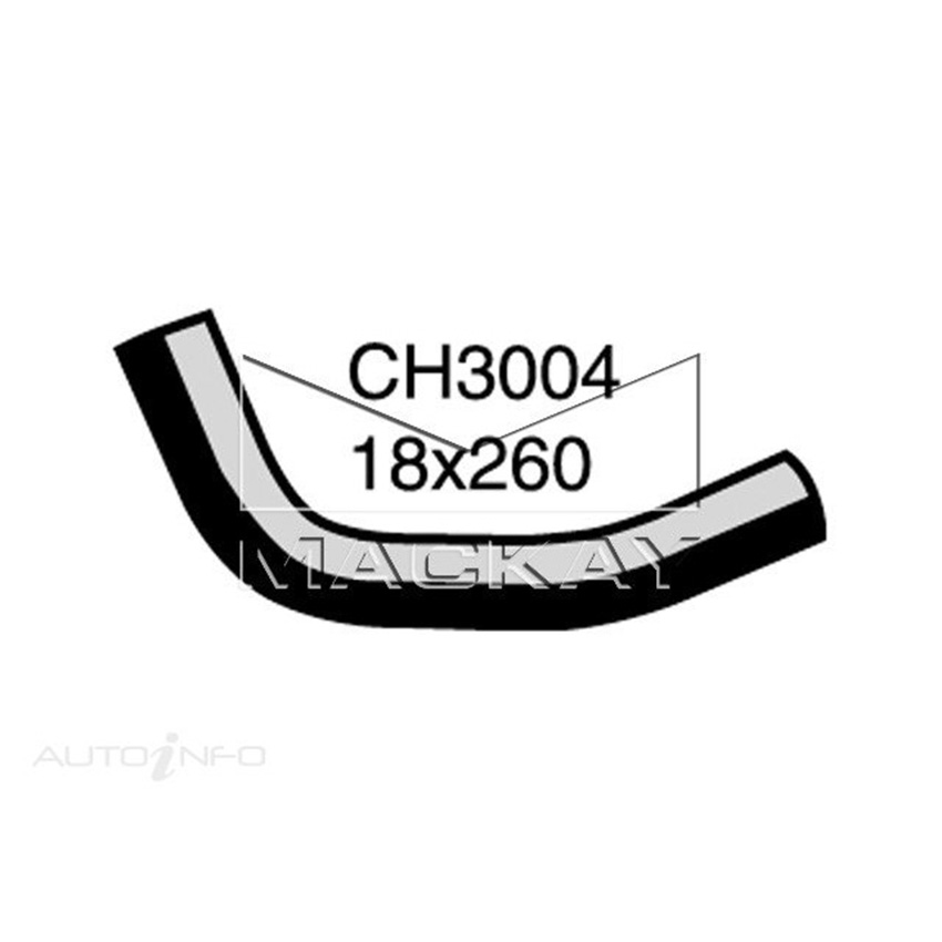 Mackay Heater Hose For Daewoo Nubira J100 J150 1.6L Petrol Manual / Auto CH3004