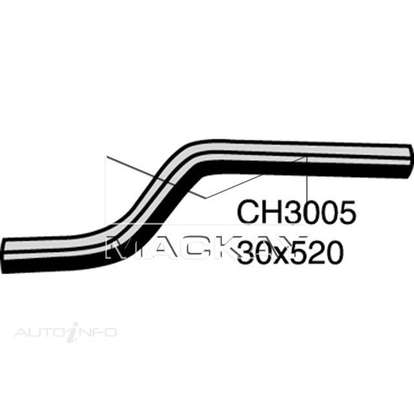 Mackay Radiator Upper Hose For Toyota Camry SV30R 1.8L Petrol Man & Auto CH3005