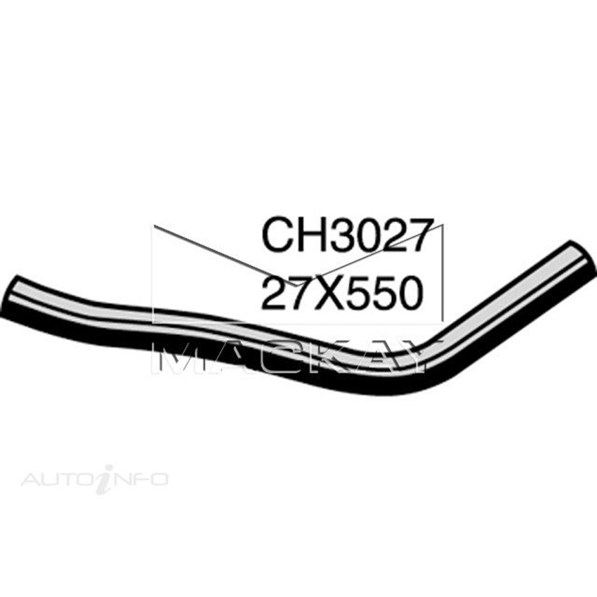 Mackay Radiator Top Hose For Mitsubishi Lancer . 1.3L I4 Petrol Manual / Auto