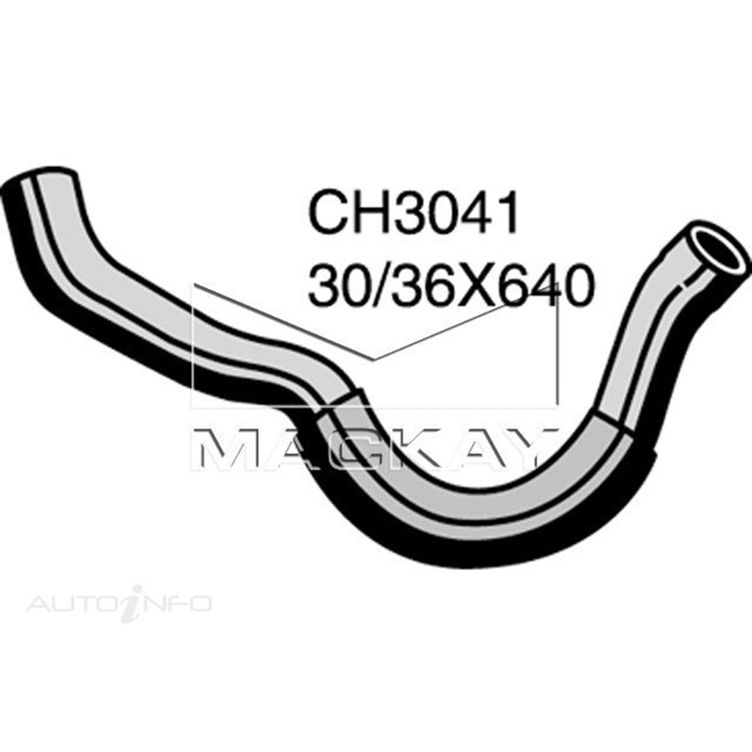 Mackay Radiator Upper Hose For Jeep Cherokee XJ 4.0L Petrol Manual/Auto CH3041